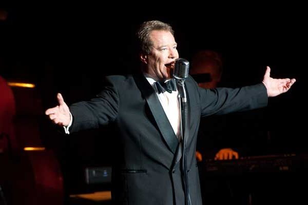 Russell Moss performing his show Ol' Blue Eyes, a tribute to Frank Sinatra