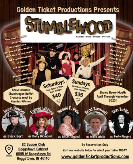 Stumblewood Coming Soon to the Boggstown Cabaret